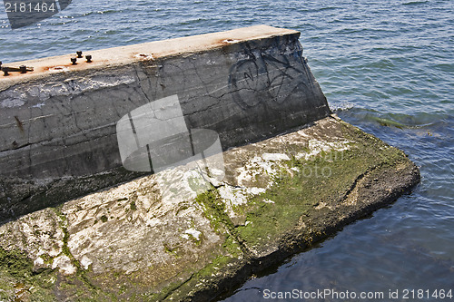 Image of concrete breakwater