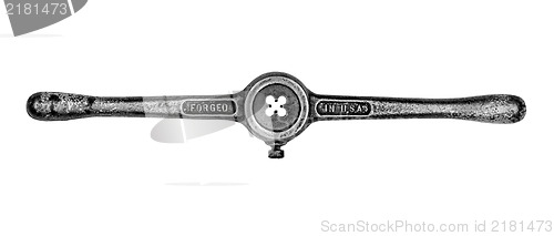 Image of vintage die handle