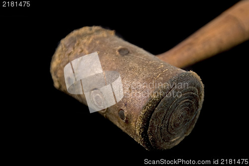 Image of vintage rawhide mallet