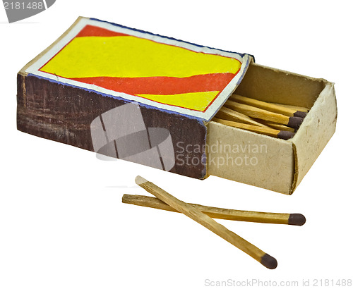 Image of vintage box of matches