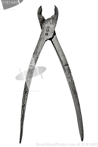 Image of vintage dental pliers