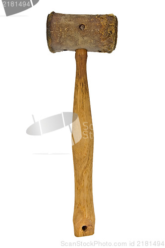 Image of vintage rawhide mallet