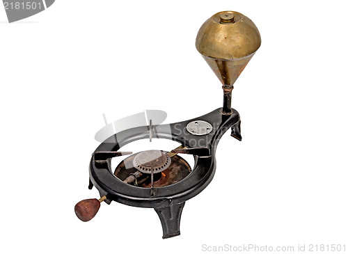 Image of vintage alcohol stove