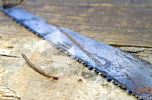 Image of old saw