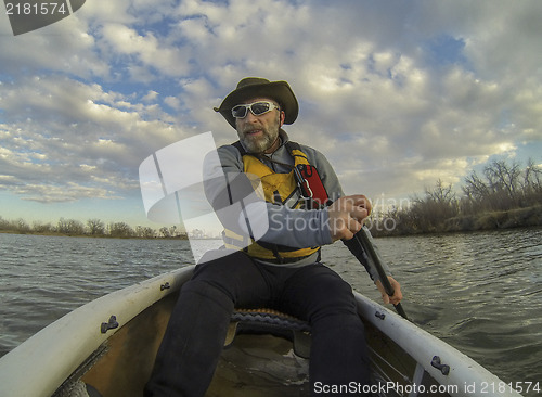 Image of canoe paddling