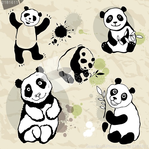 Image of Pandas set.