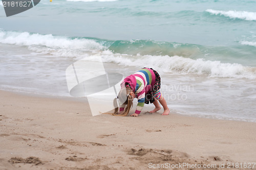 Image of Beach: blue sea and sand