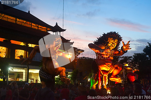 Image of New Year on Bali island