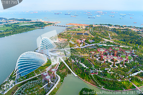 Image of Gardens by the Bay bird's eye view