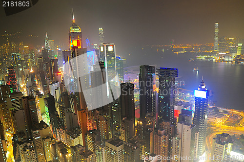 Image of Hong Kong at night