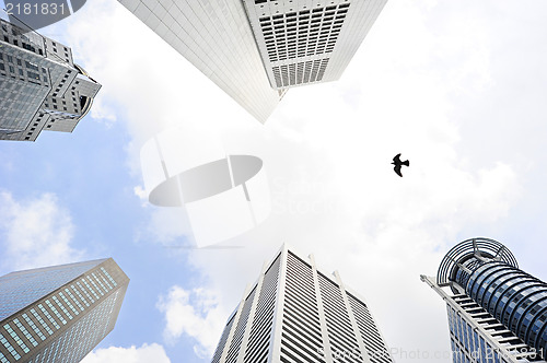 Image of Singapore skyscrapers