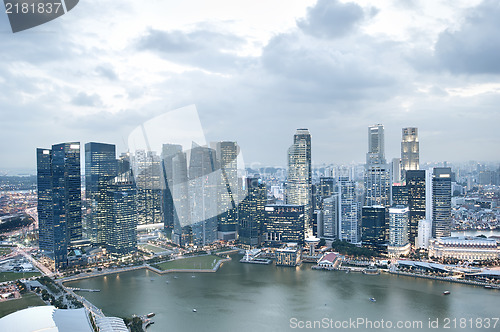 Image of Singapore from above