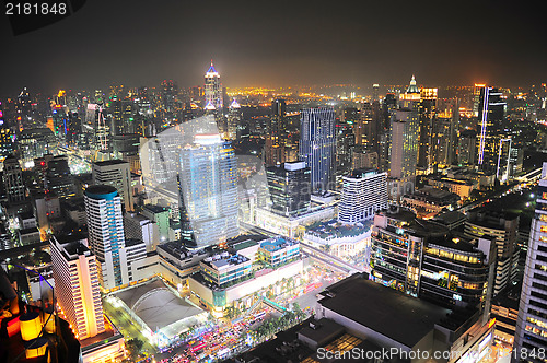 Image of Bangkok at night
