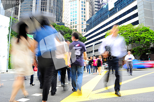 Image of Crossing the street