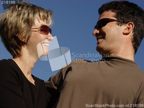 Image of Couple laughing