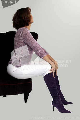 Image of Woman in a chair