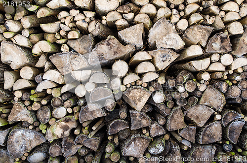 Image of Old firewood pile