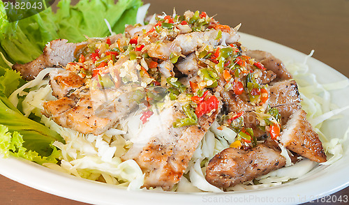 Image of Grilled Pork Spicy Salad