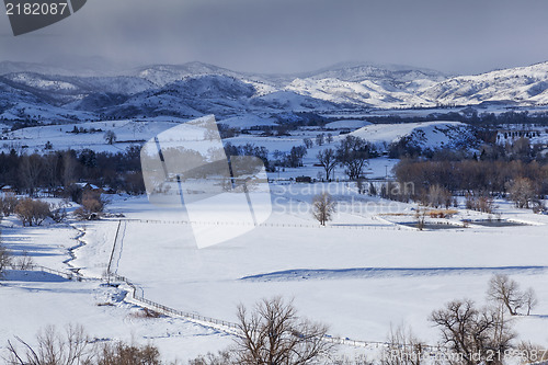 Image of winter storm coming