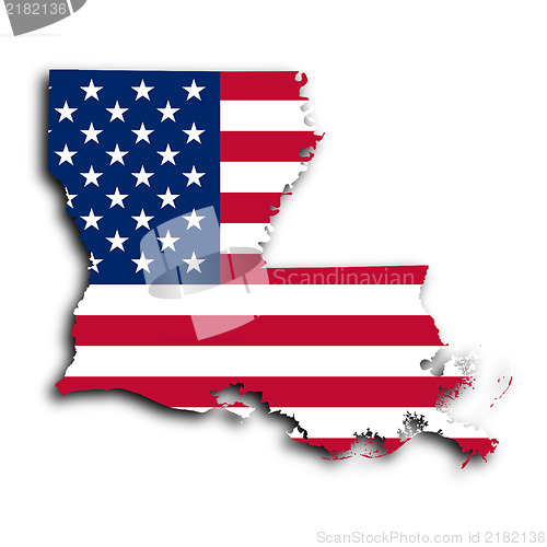 Image of Map of Louisiana