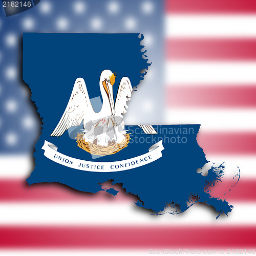 Image of Map of Louisiana