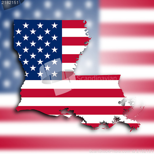 Image of Map of Louisiana