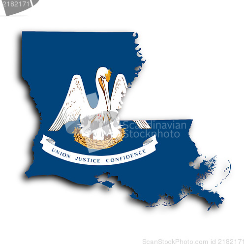 Image of Map of Louisiana