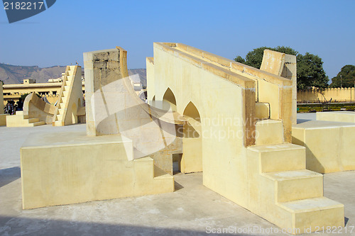 Image of old astrology observatory in Jaipur India
