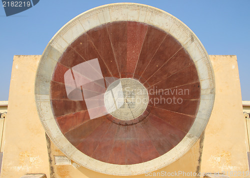 Image of sundial in astrology observatory India