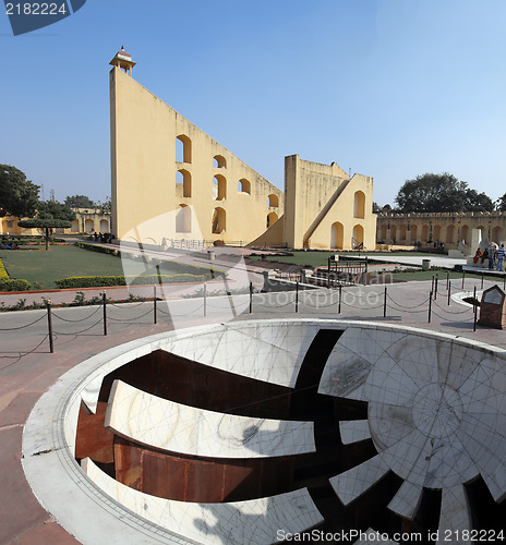 Image of old astrology observatory in Jaipur India