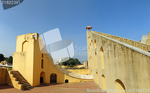 Image of old astrology observatory in Jaipur India