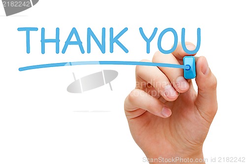 Image of Thank You Blue Marker