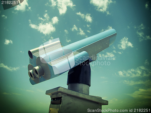 Image of Retro telescope