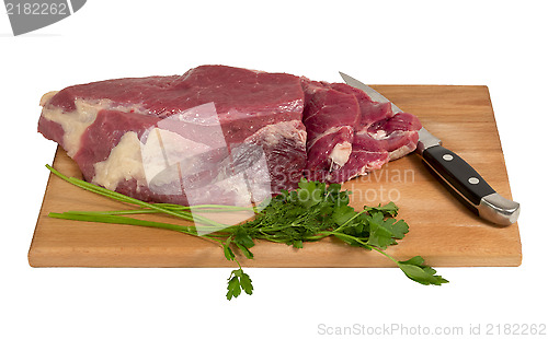 Image of Raw meat on a cutting board