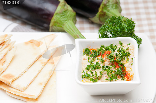 Image of moutabal baba ghanoush eggplant dip