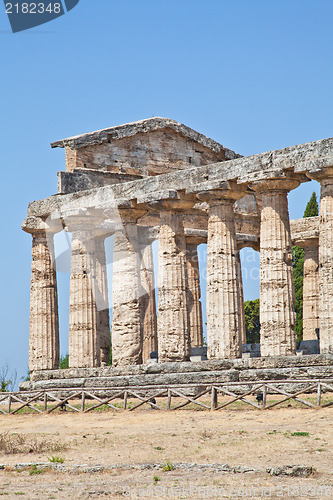 Image of Paestum temple - Italy