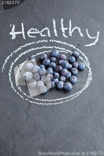 Image of Healthy blueberries