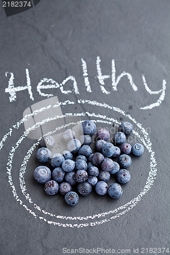 Image of Healthy blueberries