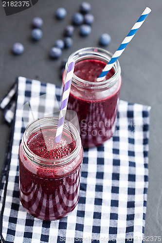 Image of Blueberry smoothies