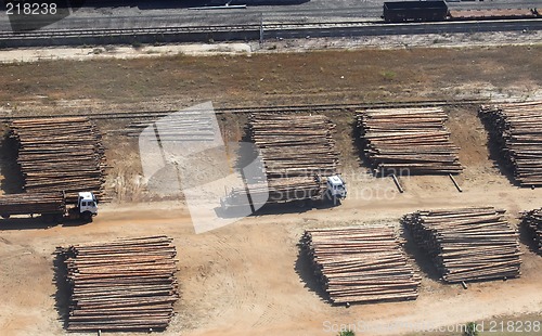 Image of lumber yard