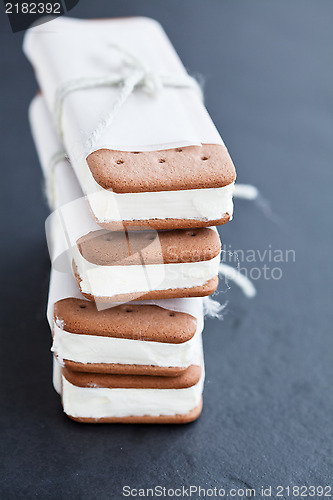 Image of Ice cream biscuits