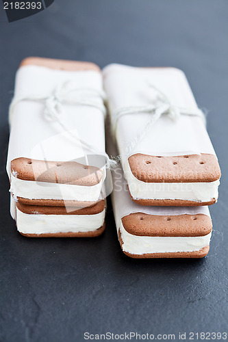 Image of Ice cream biscuits