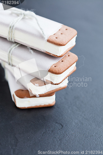 Image of Ice cream biscuits
