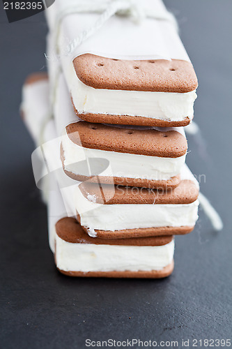 Image of Ice cream biscuits