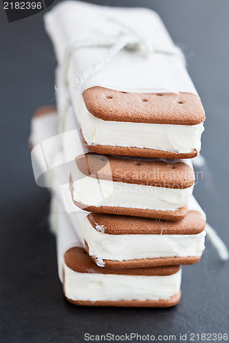 Image of Ice cream biscuits