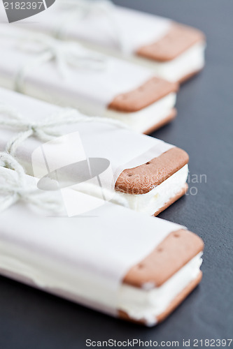 Image of Ice cream biscuits