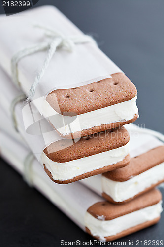 Image of Ice cream biscuits
