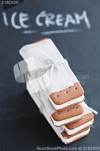 Image of Ice cream biscuits