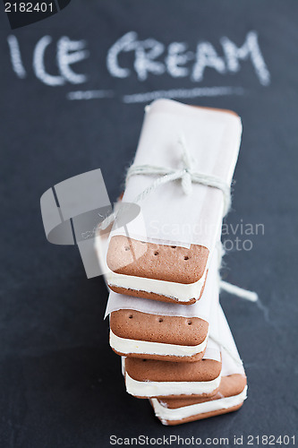 Image of Ice cream biscuits