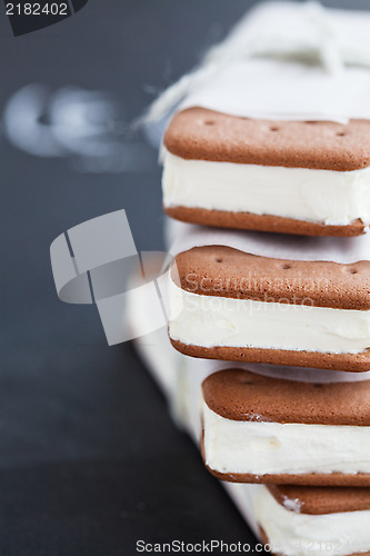 Image of Ice cream biscuits